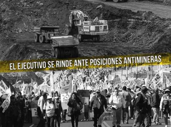 ¡Tía María debe ir! El Ejecutivo se rinde ante posiciones antimineras