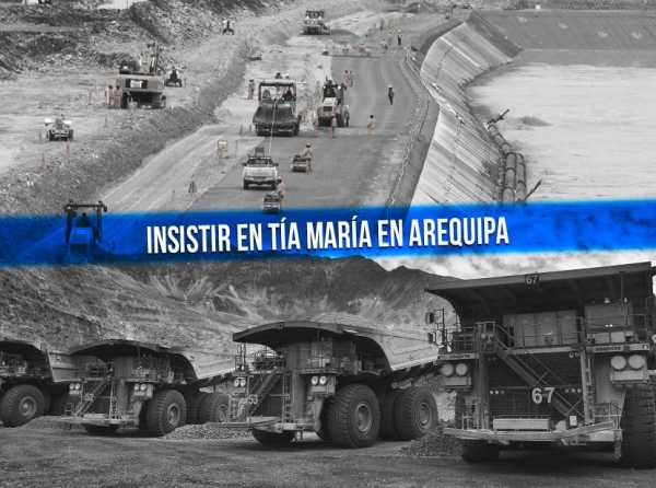 Insistir en Tía María en Arequipa