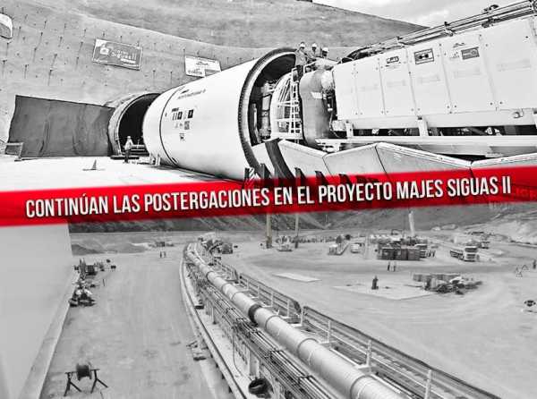 Continúan las postergaciones en el proyecto Majes Siguas II