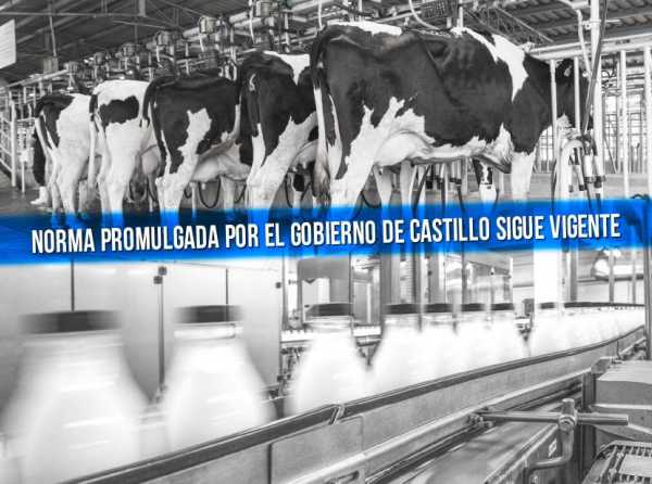 Nadie deroga el decreto mercantilista sobre la leche