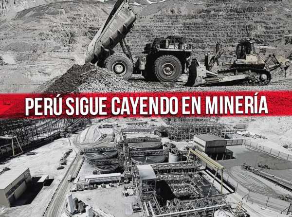 Perú sigue cayendo en minería