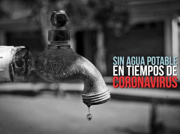 Millones de peruanos enfrentan sin agua potable al coronavirus