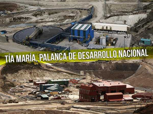 Tía María, palanca de desarrollo nacional