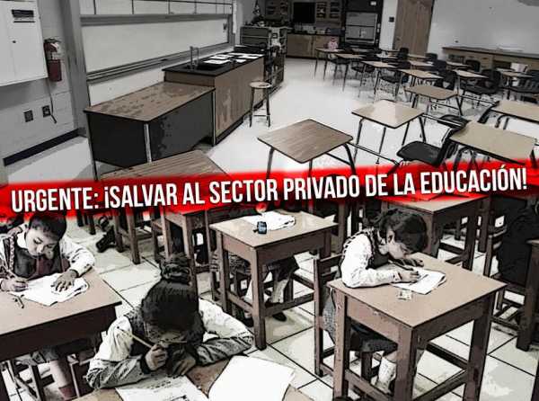 Urgente: ¡Salvar al sector privado de la educación!