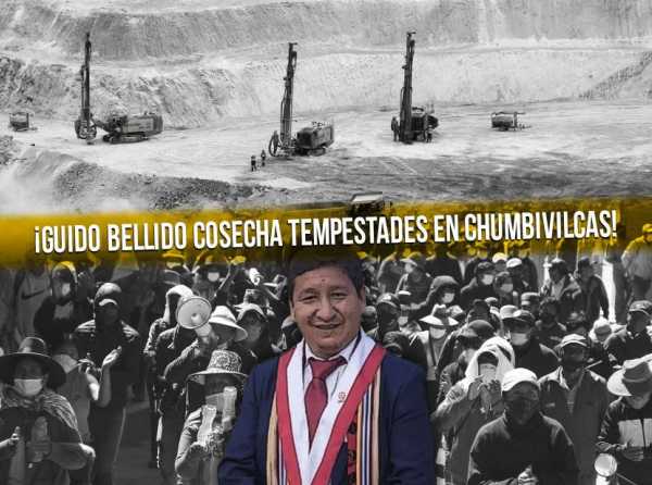 ¡Guido Bellido cosecha tempestades en Chumbivilcas!