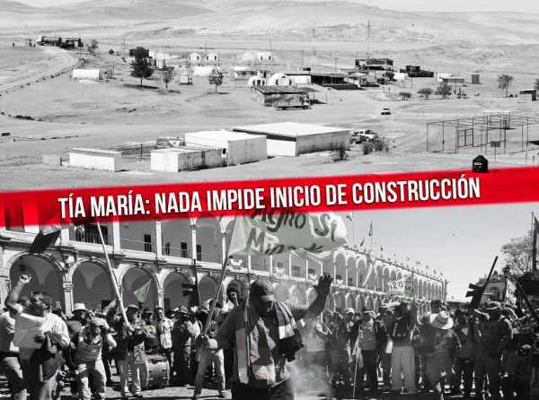 Tía María: nada impide inicio de construcción