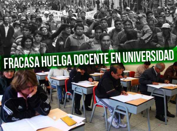 Fracasa huelga docente en universidad