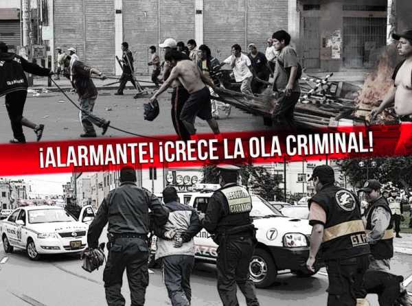 ¡Alarmante! ¡Crece la ola criminal!