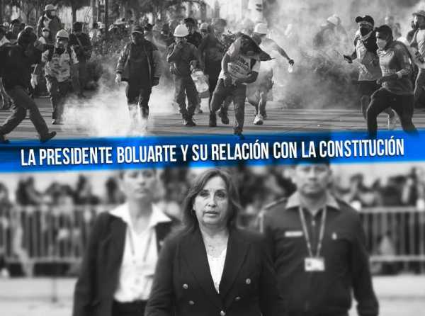 La presidente Boluarte y su relación con la Constitución