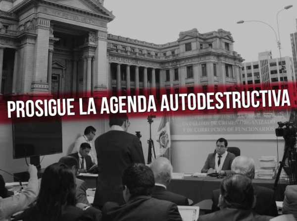 Prosigue la agenda autodestructiva