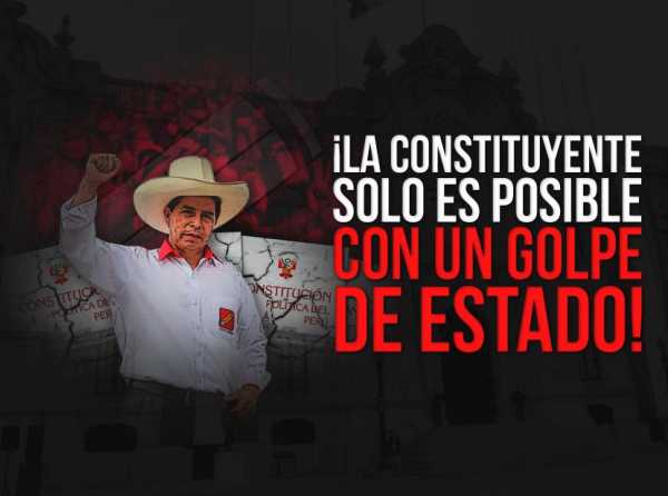 ¡La constituyente solo es posible con un golpe de Estado!