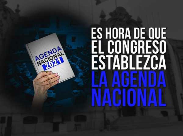 Es hora de que el Congreso establezca la agenda nacional