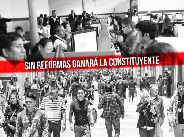 Sin reformas ganará la constituyente