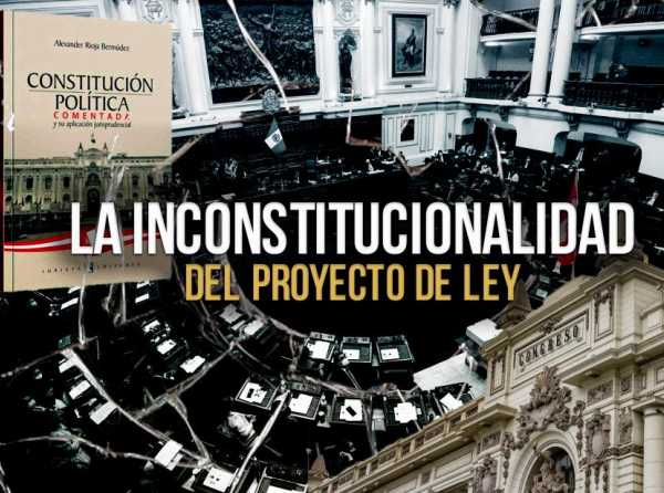 La inconstitucionalidad del proyecto de ley