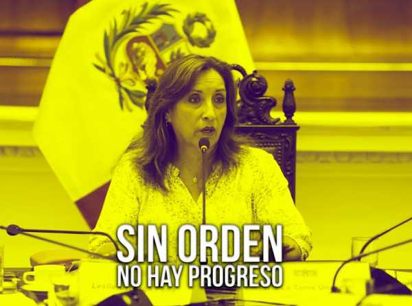 Sin orden no hay progreso