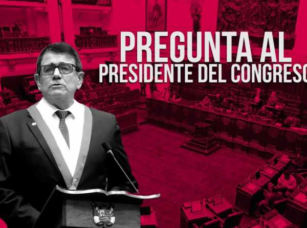 Pregunta al presidente del Congreso