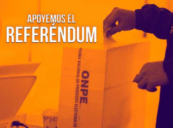 Apoyemos el referéndum