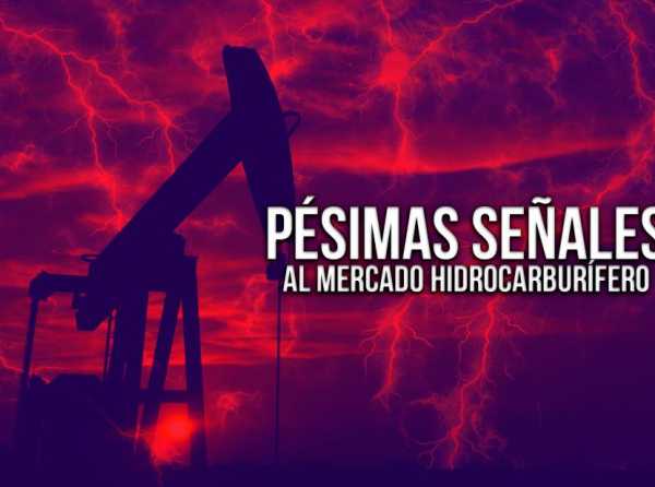 Pésimas señales al mercado hidrocarburífero.