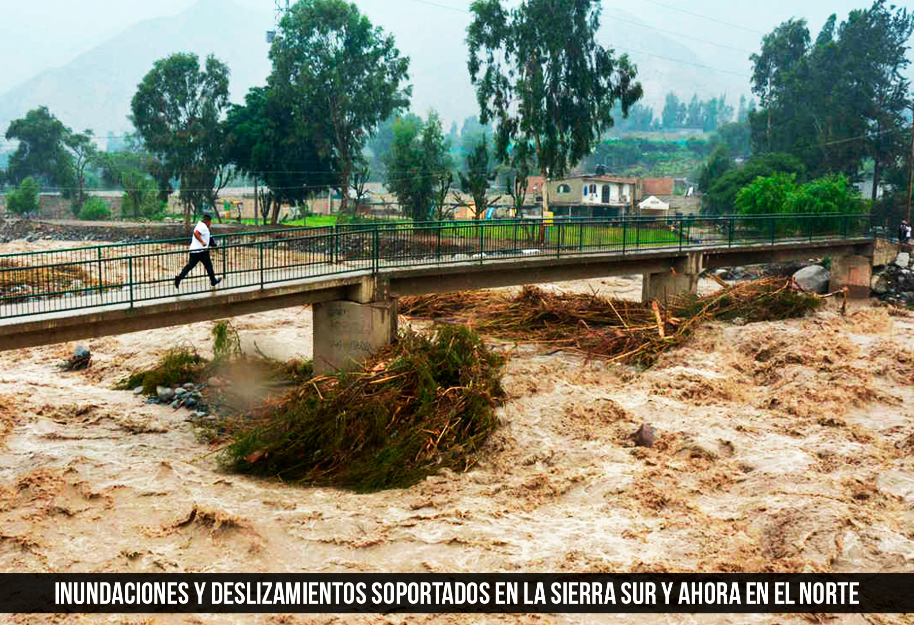 Inundaciones y deslizamientos en el norte