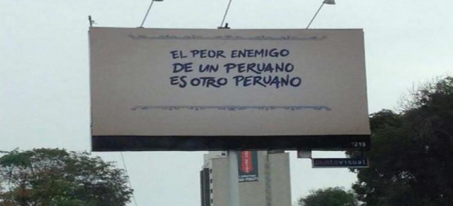 El peor enemigo de un peruano es…