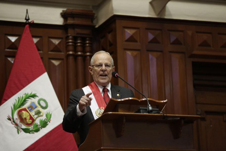 El primer mensaje presidencial de PPK