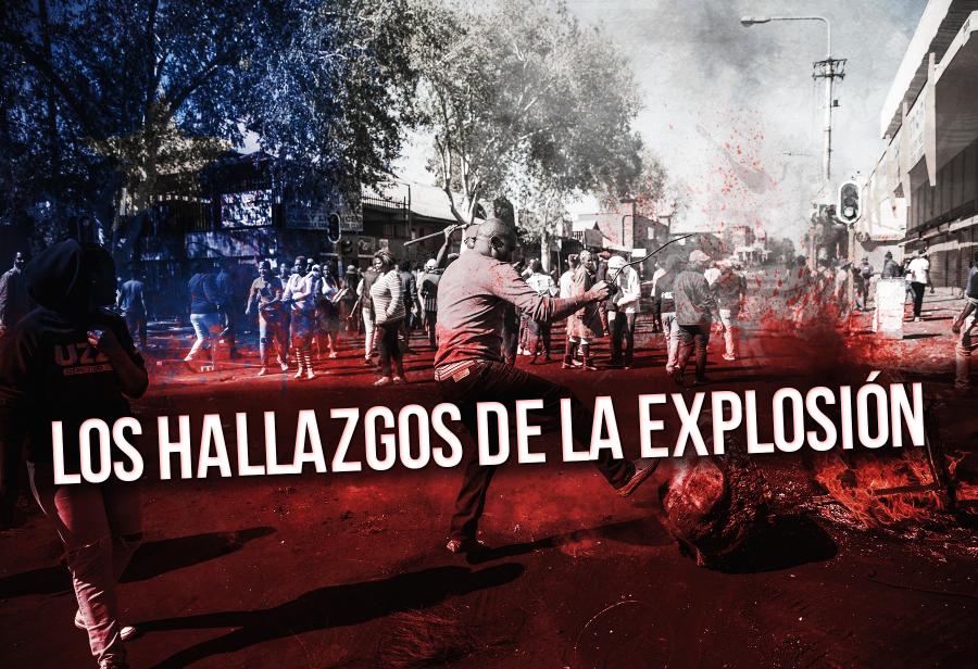 Los hallazgos de la explosión