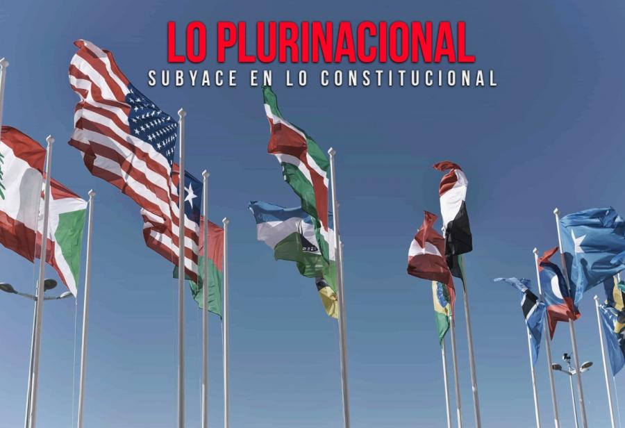 Lo plurinacional subyace en lo constitucional