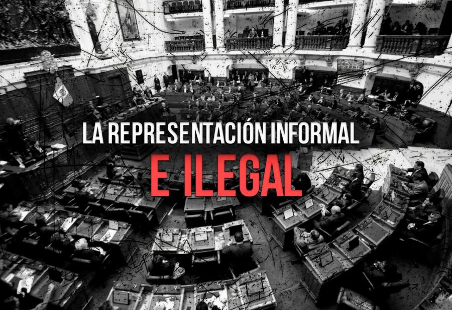 La representación informal e ilegal