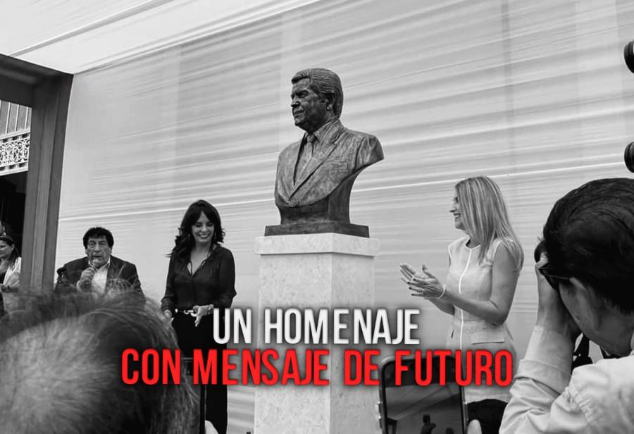 Un homenaje con mensaje de futuro