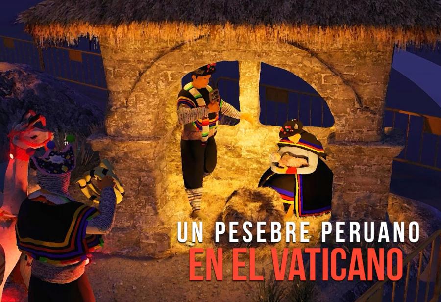 Un pesebre peruano en el Vaticano