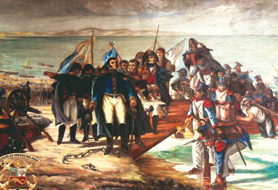 Recordando el desembarco de San Martín en Huacho