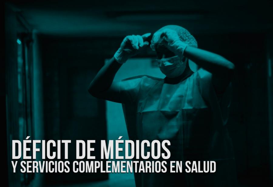 Déficit de médicos y servicios complementarios en salud