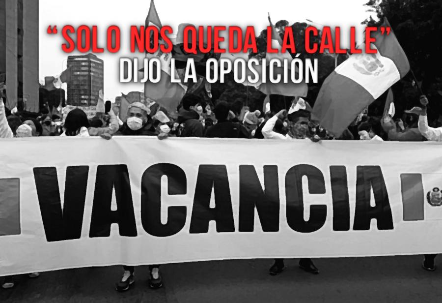 “Solo nos queda la calle”, dijo la oposición