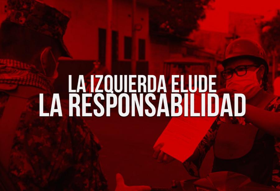 La izquierda elude la responsabilidad