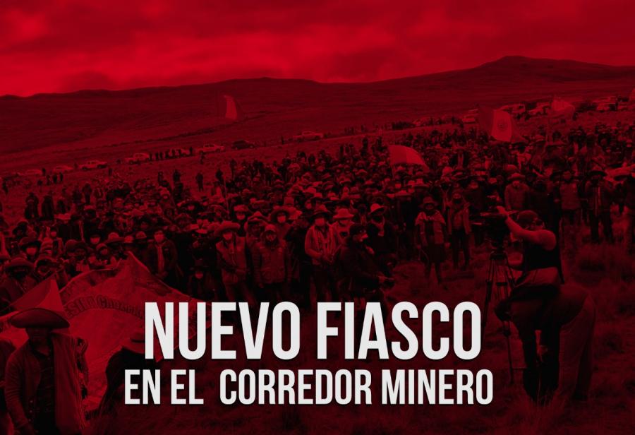 Nuevo fiasco en el  Corredor Minero 