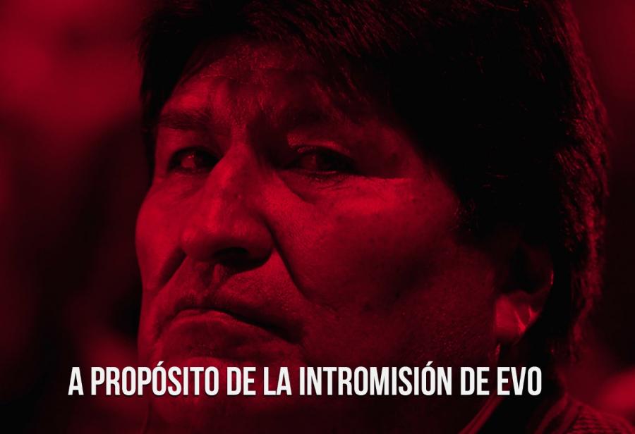 A propósito de la intromisión de Evo