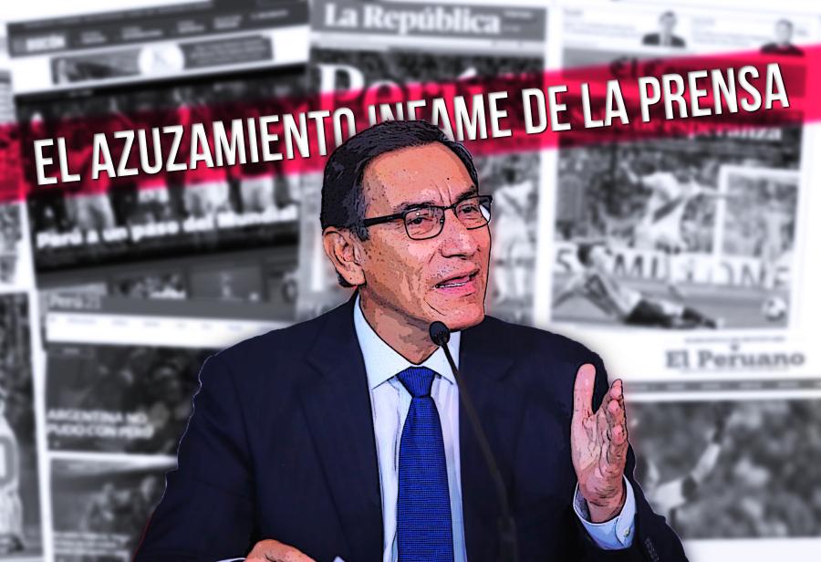 El azuzamiento infame de la prensa