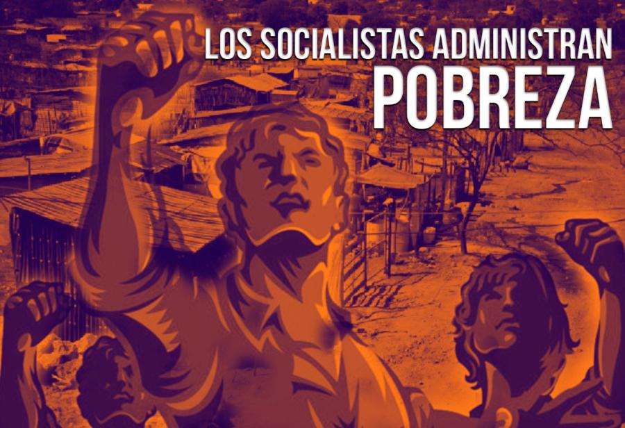 Los socialistas administran pobreza