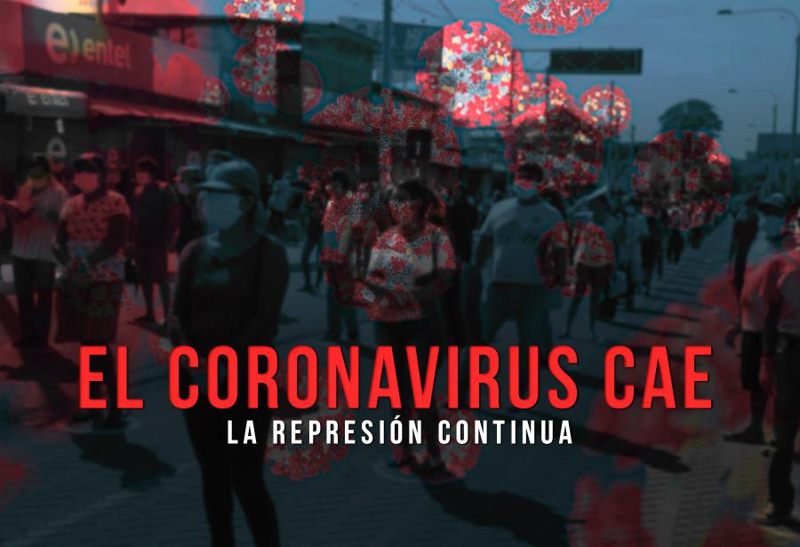 El coronavirus cae, la represión continúa