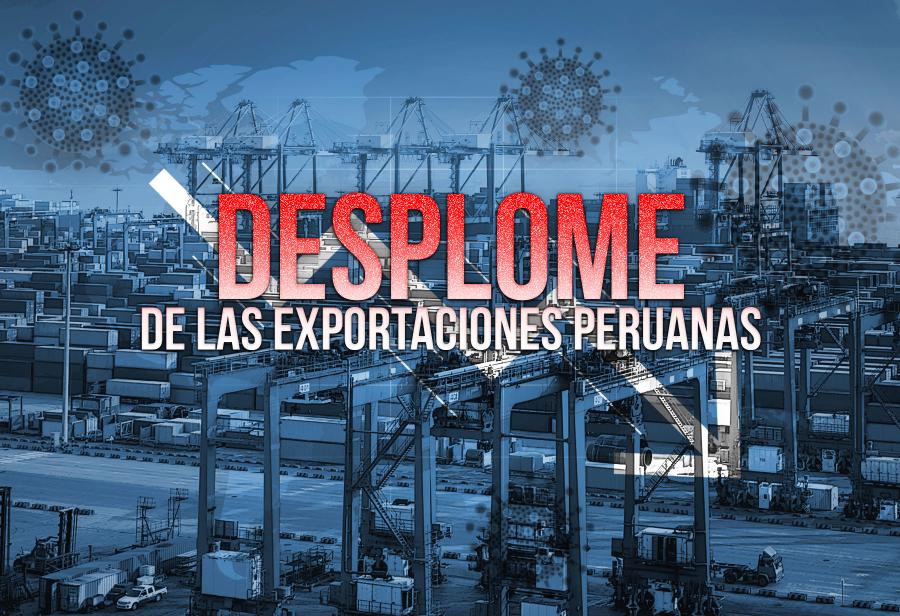 Desplome de las exportaciones peruanas