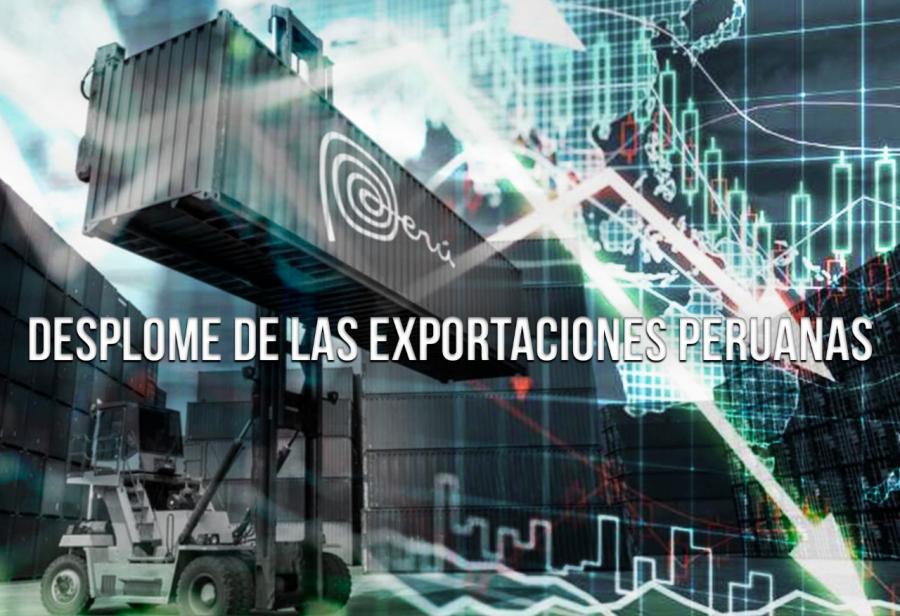 Desplome de las exportaciones peruanas