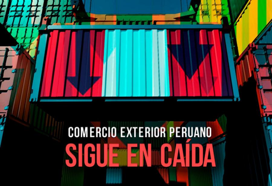 Comercio exterior peruano sigue en caída 