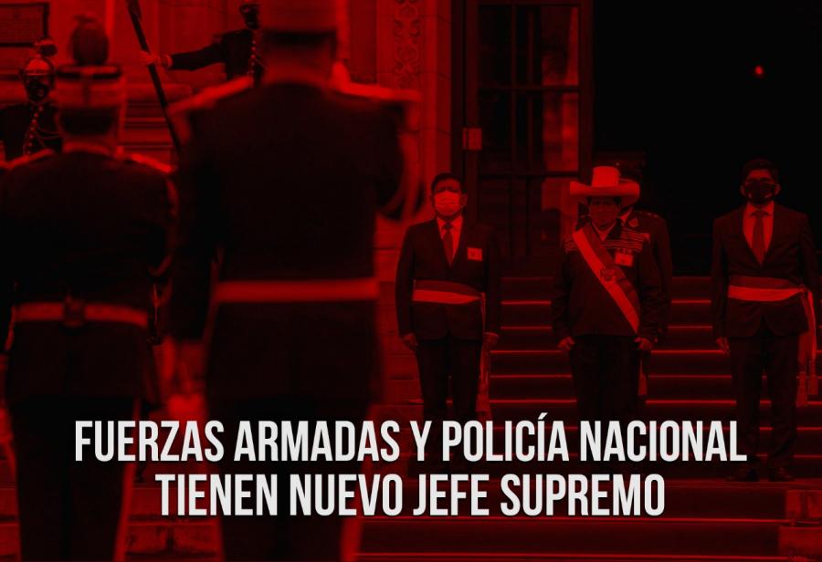 Fuerzas Armadas y Policía Nacional tienen nuevo Jefe Supremo