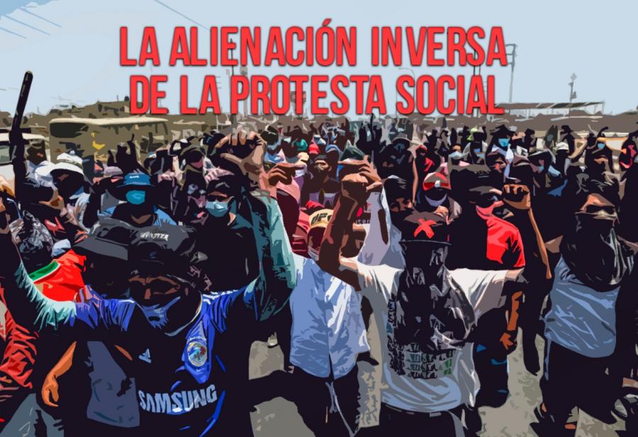 La alienación inversa de la protesta social