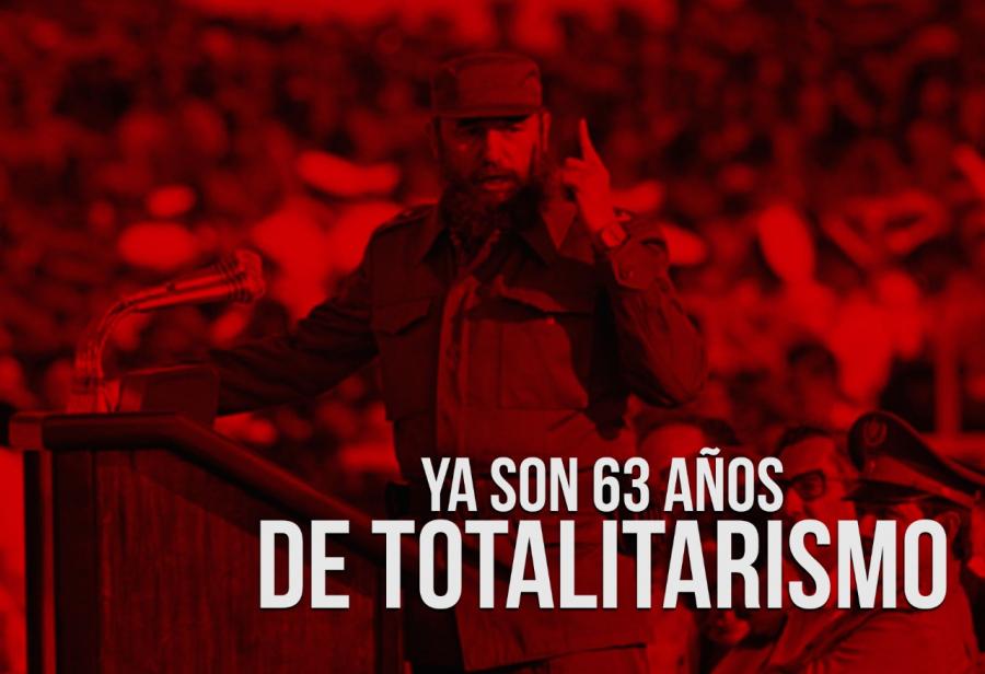 Ya son 63 años de totalitarismo