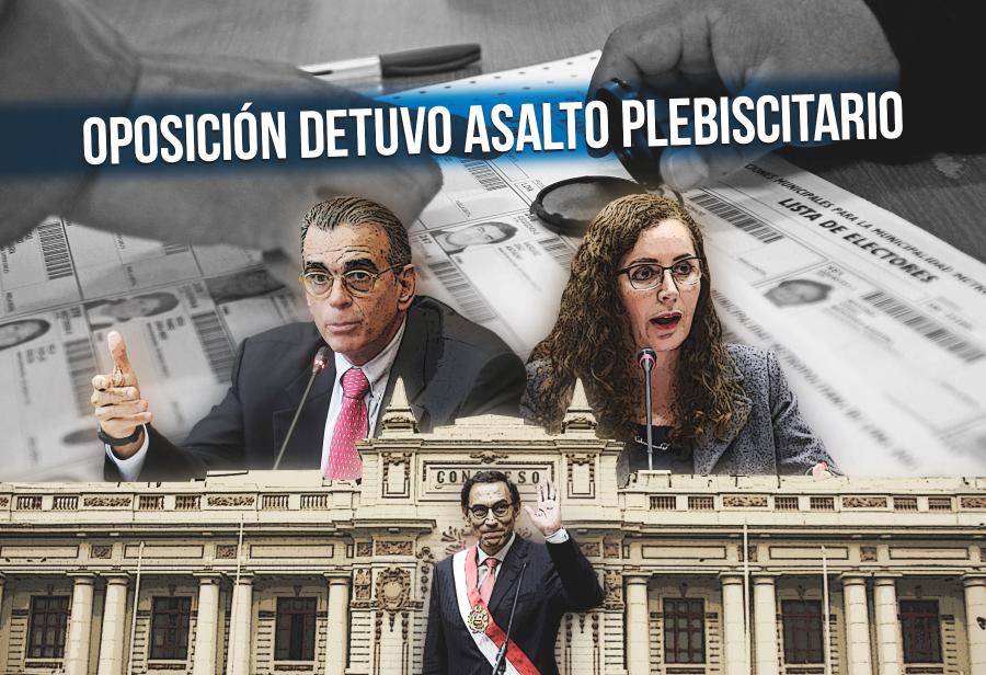 Oposición detuvo asalto plebiscitario