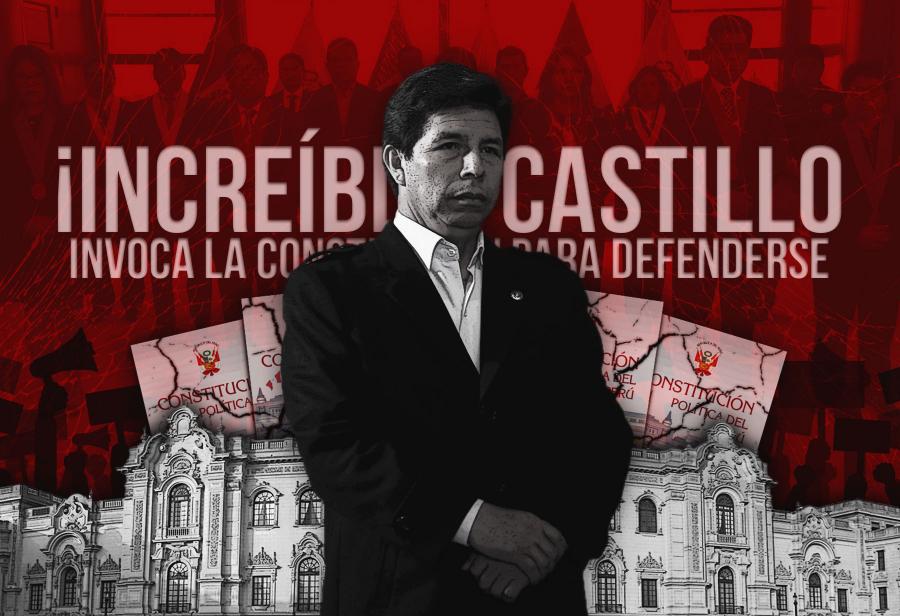 ¡Increíble! Castillo invoca la Constitución para defenderse