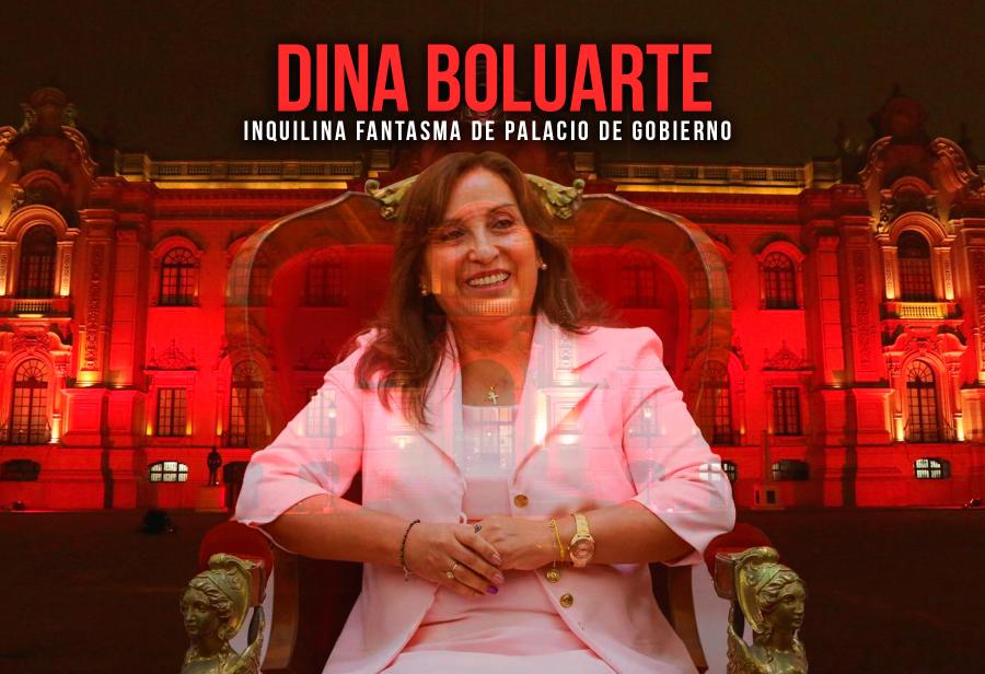 Dina Boluarte: inquilina fantasma de Palacio de Gobierno