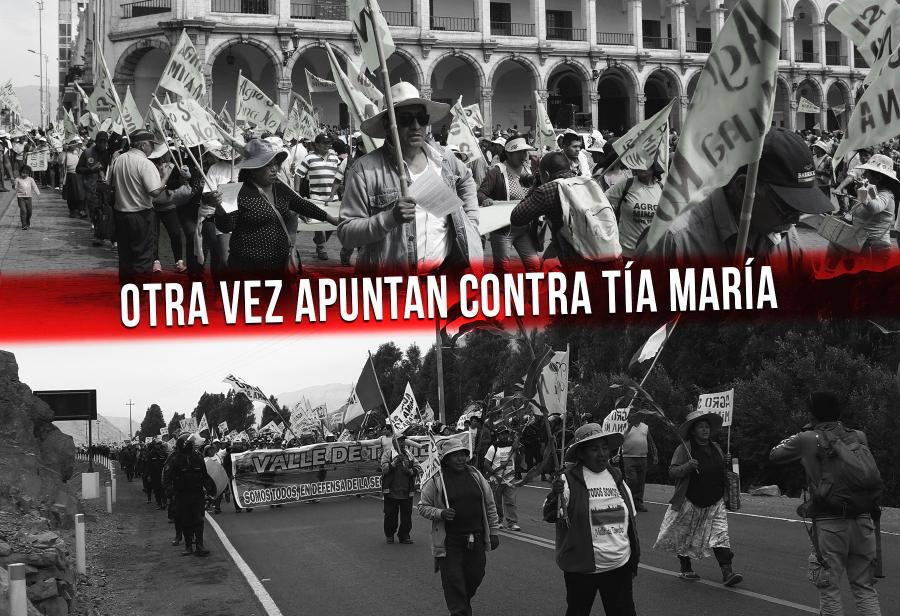 Otra vez apuntan contra Tía María