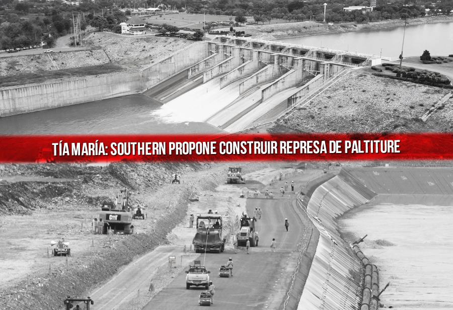 Tía María: Southern propone construir represa de Paltiture